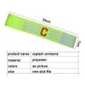 1 Pcs Football Match Captain C Word Mark Armband Paste Team Leader C Word Nylon Adjustable For Soccer Sports Accessories Unisex. 