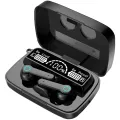 M19 TWS Bluetooth 5.0 Earphones M19 Wireless Headphones 9D Hifi Stereo Sports Waterproof Mini Wireless Earphone Headset Microphone android ios Bluetooth ear buds 9D TWS headphone airpods. 
