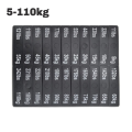 Circuit Breaker Label Sticker Gym Self Sticky Weighted Block Label Sticker Exercise Equipment Decals Weight Stack Labels 5-110kg. 