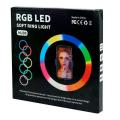 RGB Ring Light MJ30 12" with Mini Light  for YouTube | Photo-Shoot | Video Shoot | Live Stream | Reels | Makeup & Vlogging, White, 12 inch. 