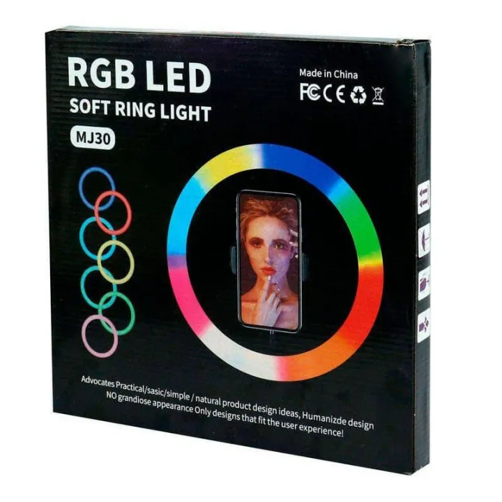 RGB%20Ring%20Light%20MJ30%2012"%20with%20Mini%20Light%20%20for%20YouTube%20%7C%20Photo-Shoot%20%7C%20Video%20Shoot%20%7C%20Live%20Stream%20%7C%20Reels%20%7C%20Makeup%20&%20Vlogging,%20White,%2012%20inch%20-%20Image%202