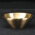 Noodle Bowl with Anti-slip Texture Korean Style Stainless Steel Soup Bowl Golden Silver Color Home Kitchen Utensils Stainless Steel Dessert Bowl. 