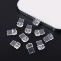 2pcs DIY Anti Dust Plug Transparent Charge Port Dust Plugs For iPhone Type C Android 3.5mm Stopper Protector Cap Mobile Phone Pendant. 