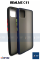 Gingle Series Matte Transparent Anti-knock Armor Back Cover Luxury Silicone Case For Realme C11. 