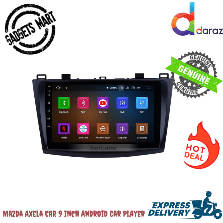 Mazda Axela Car 9 Inch Android Car Player With Panel Frame YD Branded ...