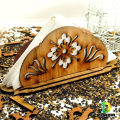 Wooden Paper Napkin Holder for Dining Table Tissue Holder, Wooden Paper Napkin Holder. 