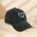 Anrushide Retro Distressed Washed Solid Color Love Dog Claw Baseball Cap Luxury For Men and Couples Duck Tongue Cap Outdoor Sun Protection Hat. 