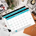 Monthly Calendar with Notes Section 365 Day Countdown Desktop Calendar Multifunctional Durable English Calendar 2024-2025 for Desk less Than 2024 Calendar Wall. 