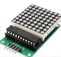 MAX7219 8x8 LED Dot Matrix Module 64 LEDs Red for Arduino. 