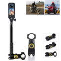 Motorcycle Bike Adjustment Handlebar Mount Invisible Selfie Monopod For One R Camera Accessory. 