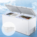 Deep Freezer Organizer Bin Expandable Chest Freezer Basket for Kitchen. 