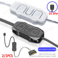 2/1pcs Argb Controller 5v 3pin To Sata Power Supply Mini Rgb Controller Cable For Pc Computer Case Cooling Fan Led Strip. 
