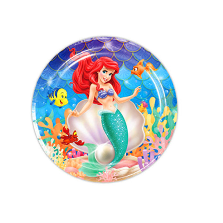 The%20Little%20Mermaid%20Princess%20Birthday%20Party%20Paper%20Cup%20Plate%20Tablecloth%20Balloon%20Banner%20Backdrop%20Decoration%20-%20Image%205