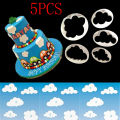 5pcs/set Cloud Shape Cookie Cutter Custom Made 3d Printed Fondant Cookie Cutter Biscuit Mold For Cake Decorating Tools New. 