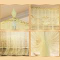 Luxury Mosquito Net Princess Canopy Bed Curtains 4 Corner 3 Side Openings Post Bed Curtain Canopy Netting Bedding No Bracket. 