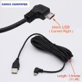 USB 2.0 TO MICRO USB (RIGHT ANGEL/LEFT ANGLE/STAIGHT) CABLE 3.5 Meter / 5 Meter [READY STOCK]. 