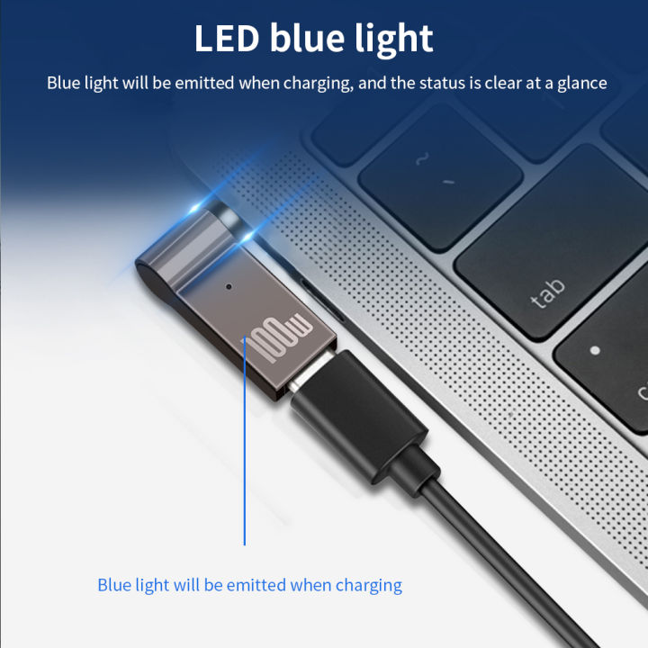 TISHRIC%20Laptop%20Power%20Charger%20Adapter%20Female%20Type-C%20To%20DC%20Male%20Jack%20Plug%20Connector%20100W%205A%2020V%20PD%20Protocol%20For%20Lenovo/HP/DELL%20-%20Image%204
