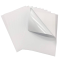 Glossy Sticker Paper A4 brillant white self adhesive sheets. 