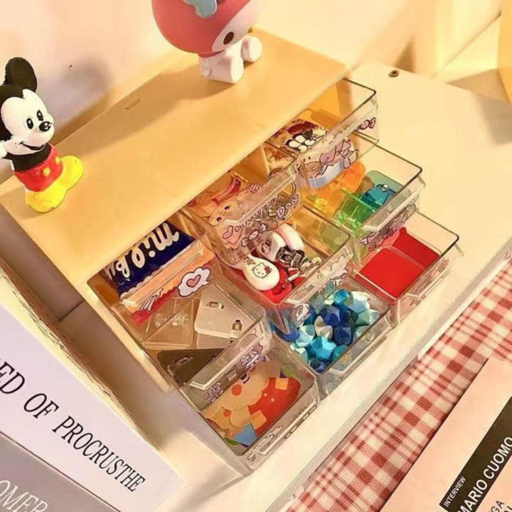 Bedroom Organization Box Dust-proof Storage Bin Small Drawer Storage Box Accessories Storage Box Bedroom Storage Box