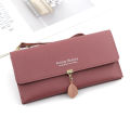 Yfashion Women Short Wallet 3-folds PU Leather Horizontal Square Purse ID Bank Card Money Holder. 