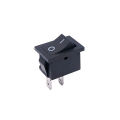 Mini Rocker Switch, 2Pin 2 Position Switch Rocker On/Off Appliance Toggle Switch Snap Boat Rocker Switch 6A 250V 10A 125V Black for Car Auto Boat Household Appliances. 