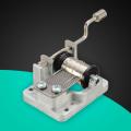 Mini Hand Cranking Music Movement Diy Movement Play Set Mechanical Music Box Hand Crank Music Box Portable Home Supplies. 