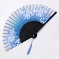 Home Decoration Japanese Fan Elegent Female Fan Chinese Folding Fan Silk Folding Fan Japanese Folding Fan. 