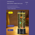 1Set Mini RGB Bubble Fish Lamp Fish Tank Aquarium Lamp Coloured Mood Light with Remote Control Lava Lamp Fit for Home Decoration. 