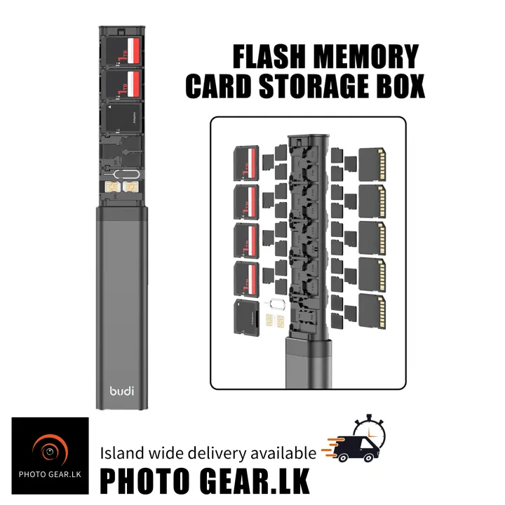 BUDI%2030%20in%201%20Flash%20Memory%20Card%20Storage%20Box%20Case%20Micro%20SD%20SIM%20SD%20Card%20Holder%20Multi-functional%20Phone%20Holder%20Shock-proof%20Box%20-%20Image%203