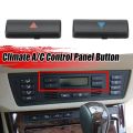 Car Air Temperature Control Button-2 x Climate A/C Control Panel Button-black. 