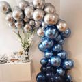 10pcs 12inch Chrome Metallic Latex Balloons Inflatable Helium Ballon Happy Birthday Party Decoration Wedding Air Globos Supplies. 