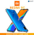Luxury Transparent  Bumper Case For Mi Redmi 9C Crystal Transparent Premium Quality Xiaomi Shockproof Protective Phone ShellRedmi 9C Soft TPU Cover Case. 