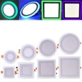 Round/Square Dimmable RGB LED Downlight + Remote Control 6w/9w/16w/24W Recessed LED Ceiling Panel light AC85-265V+Driver. 