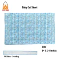 Baby Cot sheet (Size/ Dimensions: 54" X 34")/ Mattress Protector for Hospital Bed / Baby Bed or cot protector. 