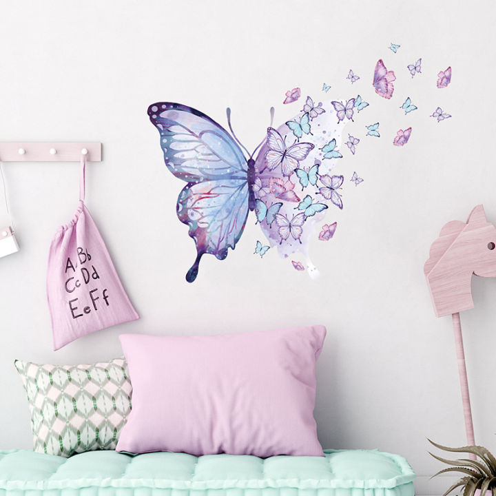 Purple%20Butterfly%20Wall%20Stickers%20For%20Bedroom%20Living%20Room%20Girls%20Room%20Wall%20Decals%20Layor%20-%20Image%202