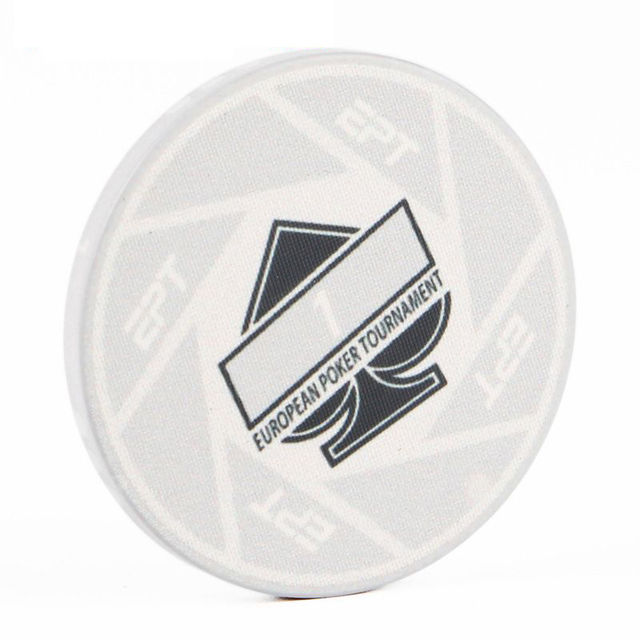【Salt & Story】10 Pcs Ept Sports Ceramic Chips Round Chips Texas Poker Chips Card Casino Poker Accessories Game Chip Poker Chips Set