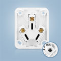 16 Amp 3 Flat Pin Plug Socket For Heavy Loading Air Con Water Heater Ac100~250v 16a. 