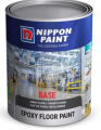 Nippon 2K Epoxy Floor Paint - Red/Black/Grey/Brown/Green (Base + Hardener). 