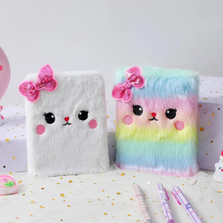Plush%20Notebook%20Cute%20Girl%20Embroidery%20Hand%20Ledger%20Student%20Award%20Diary%20Record%20Book%20Autumn%20and%20Winter%20New%20Cartoon%20-%20Image%202