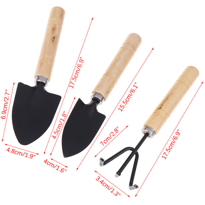 3Pcs/set%20Mini%20Garden%20Tool%20Sets%20Shovel%20Rake%20Spade%20Bonsai%20Tools%20Set%20Wooden%20Handle%20-%20Image%202