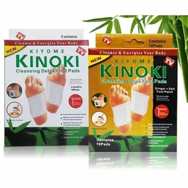 ✔️Ready Stock Kiyome KINOKI 10 Cleansing Detox Foot Pads Patches