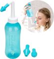 【hot】 500Ml Sinus Rinse Bottle Waterpulse Nasal Irrigation Sinuses Cleaning Nose Allergies For Adult Kid BPA Free Nasal Wash Bottles. 