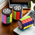 【HOT】 Cube Corn Shape 3D Magic Tower: Develop Intelligence With Rubik's Cube Decompression Toy DIY Cylindrical Puzzle. 
