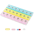 Weekly Pill Box (3 Compartments) 7 DAYS Storage. 