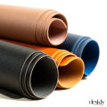 Deskly Minimal Premium PU Leather Desk Mat – Non-Slip Suede Base, Waterproof Desk Pad, Desk Protector & Mouse Pad for Laptop, PC Mouse Surface, Computer desk, Office, Study & Home Workspace. 