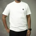 Archer Men's Crew Neck Cotton T-Shirt - White. 