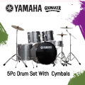YAMAHA Gig maker 5Pc Acoustic Full Drum Set With Cymbals & Seat. 