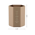 Creative Multi-purpose Hexagonal Design Pen Holder Student Stationery Holder Pencil Holder Large Capacity Pen Holder School Office Stationery Pens Storage Brush Stand Storage Box. 
