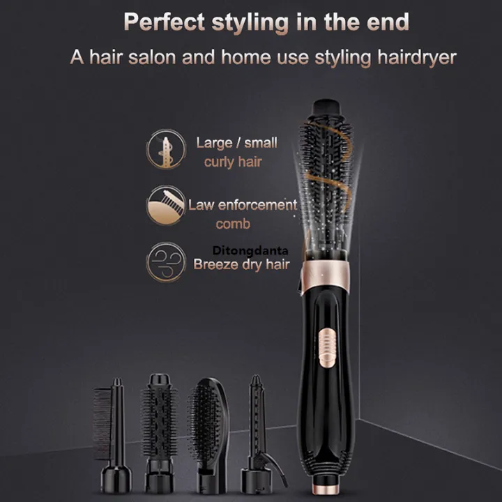 Hair%20dryer%20multi-function%20hair%20device%20hot%20straight%20negative%20ion%20equipment%20hair%20salon%20professional%20leafless%20high%20quality%204-in-1%20-%20Image%206