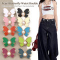 4Pcs Pearl Butterfly Jeans Button Adjustable Clips For Pant Skirts Waist Tightener Buckle Snap Button Adjuster Pants Pins Cuilei. 